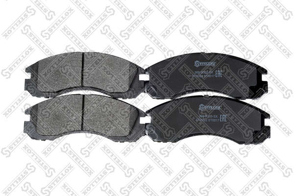 Brake Pad Set, disc brake (365 022B-SX)