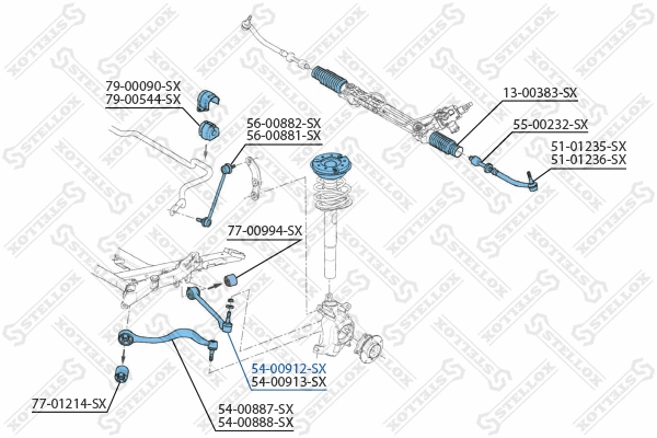 Control/Trailing Arm, wheel suspension