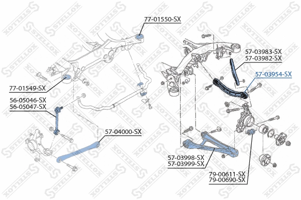 Control/Trailing Arm, wheel suspension