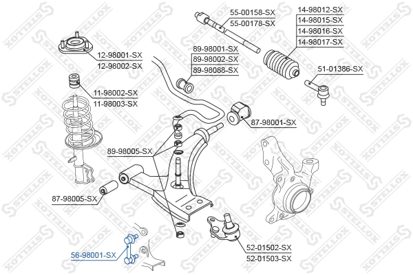 Link/Coupling Rod, stabiliser bar