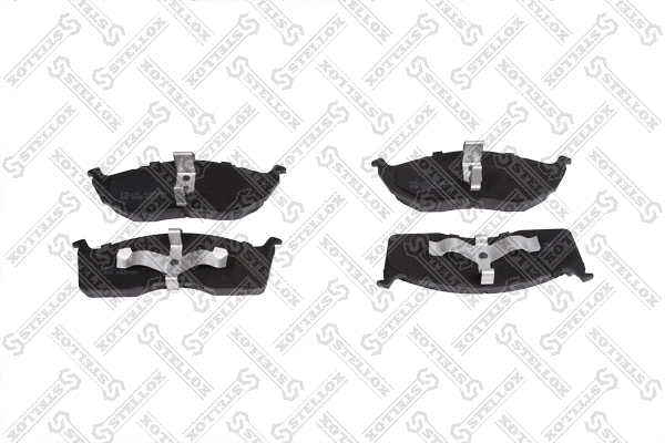 Brake Pad Set, disc brake (458 000B-SX)