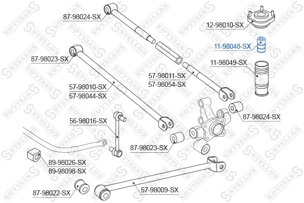 Rubber Buffer, suspension