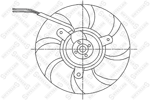 Fan, engine cooling (29-99243-SX)