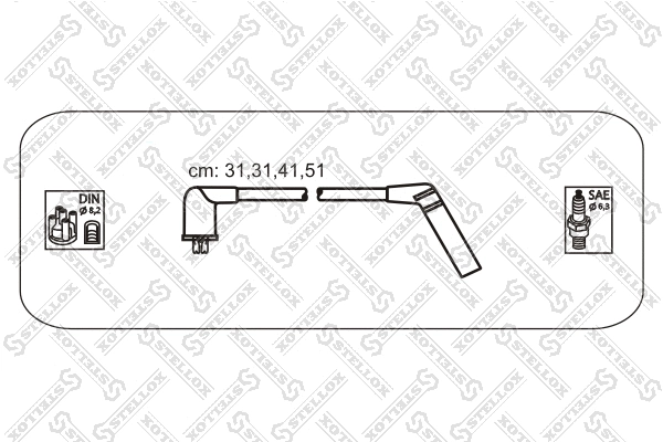 Ignition Cable Kit (10-38403-SX)