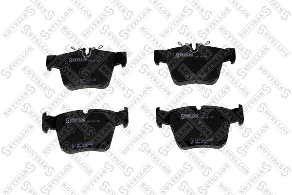 Brake Pad Set, disc brake (689 021-SX)