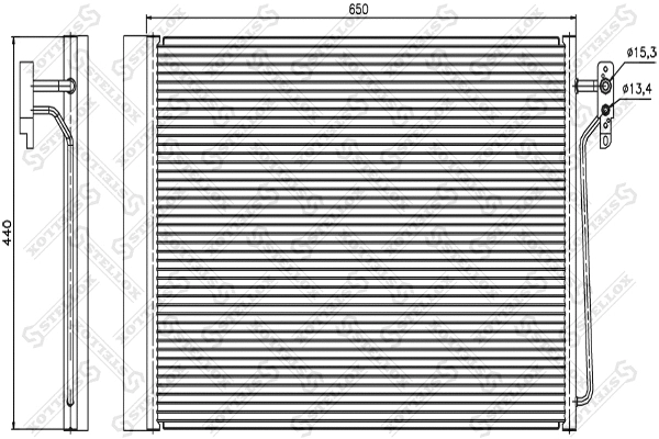 Condenser, air conditioning (10-45566-SX)