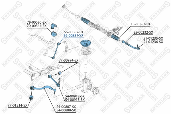 Link/Coupling Rod, stabiliser bar