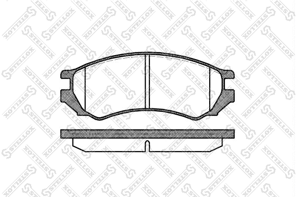 Brake Pad Set, disc brake (355 000-SX)