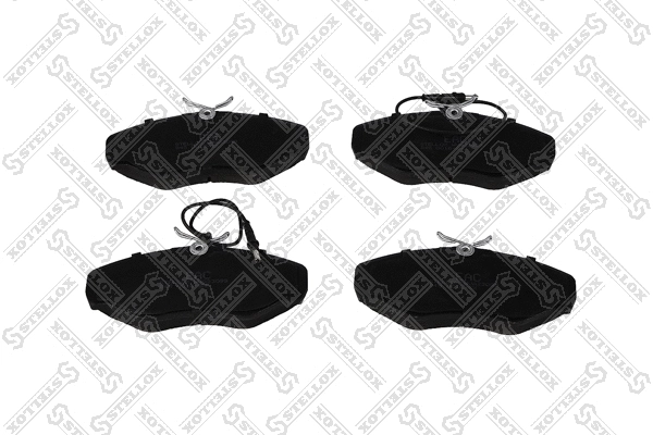 Brake Pad Set, disc brake (845 001B-SX)