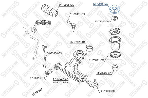 Suspension Strut Support Mount