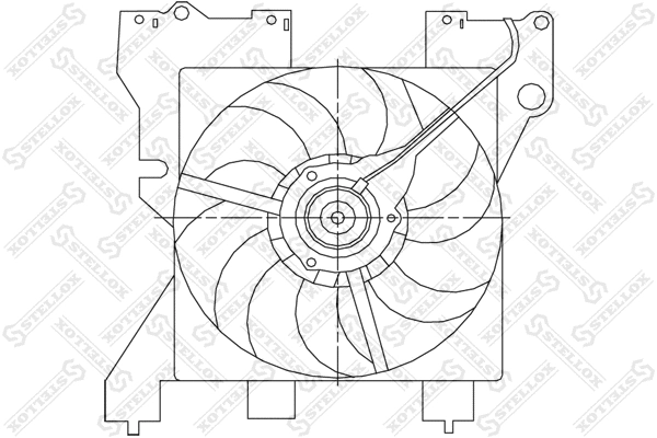 Fan, engine cooling (29-99350-SX)
