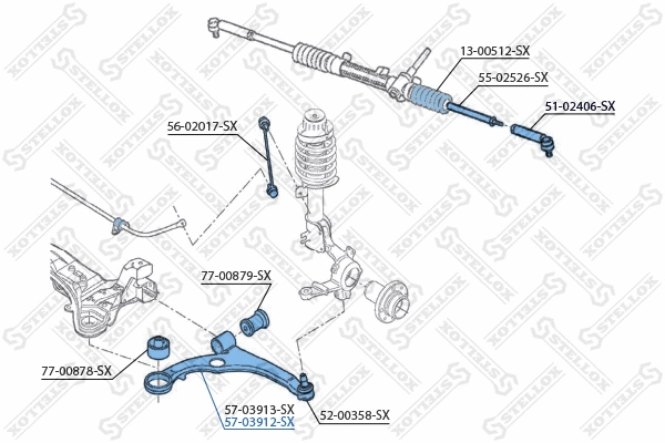 Control/Trailing Arm, wheel suspension