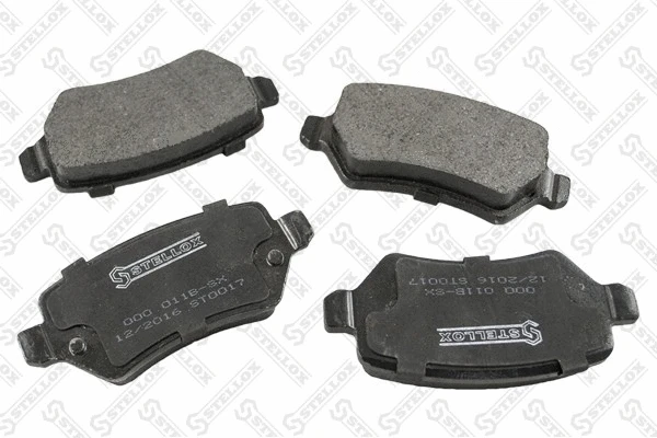 Brake Pad Set, disc brake (000 011B-SX)
