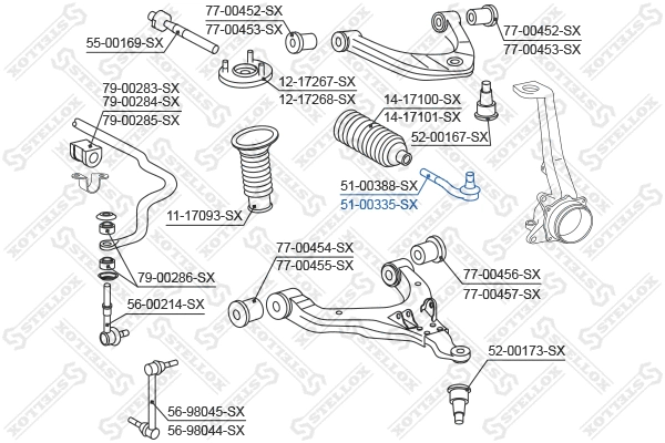 Tie Rod End (51-00335-SX)