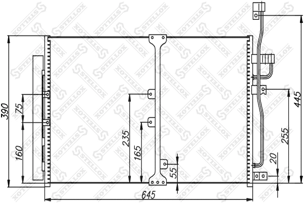 Condenser, air conditioning (10-45608-SX)