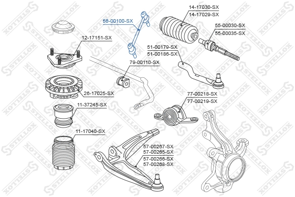 Link/Coupling Rod, stabiliser bar