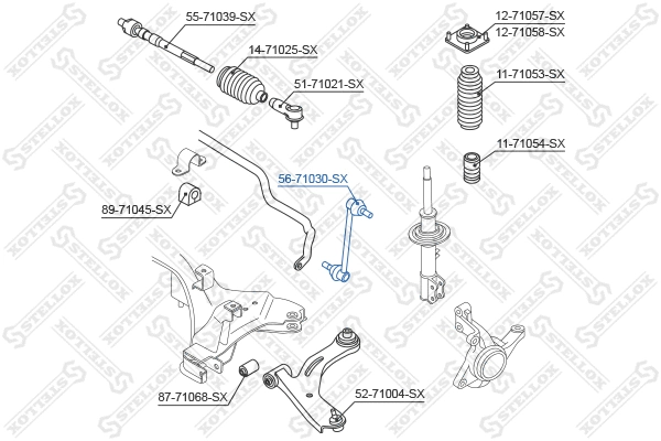 Link/Coupling Rod, stabiliser bar
