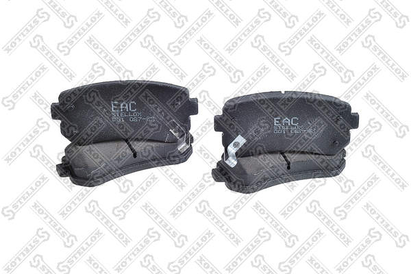 Brake Pad Set, disc brake (001 087-SX)