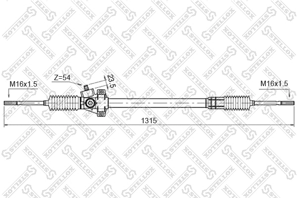 Steering Gear (00-35010-SX)