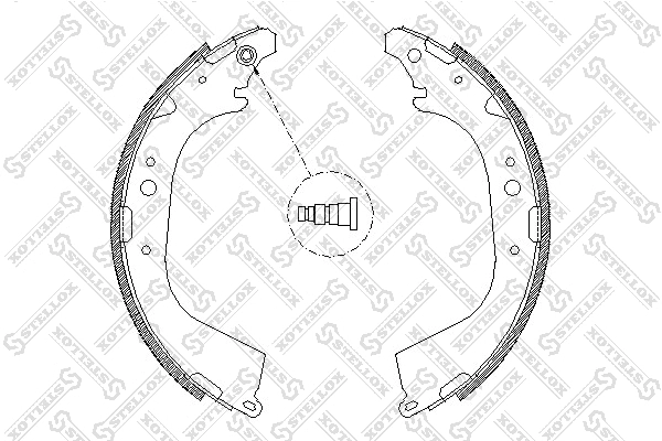 Brake Shoe Set (661 101-SX)