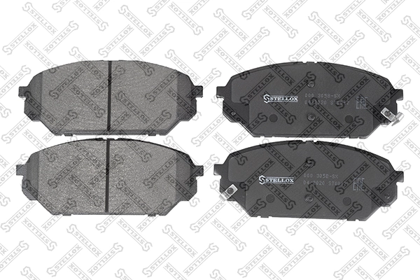 Brake Pad Set, disc brake (000 305B-SX)