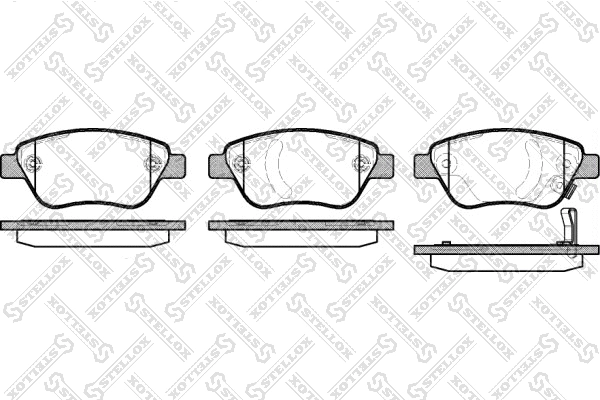 Brake Pad Set, disc brake (869 031L-SX)
