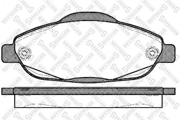 Brake Pad Set, disc brake (001 096B-SX)