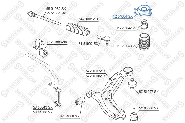 Suspension Strut Support Mount