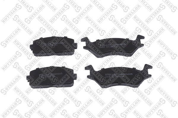 Brake Pad Set, disc brake (116 010B-SX)