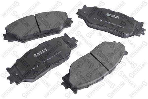 Brake Pad Set, disc brake (000 075B-SX)