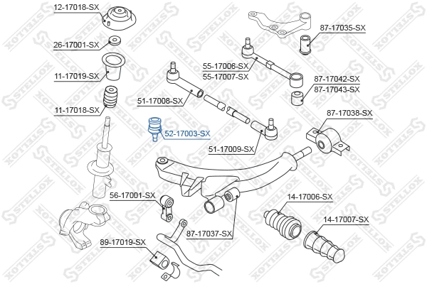 Ball Joint (52-17003-SX)