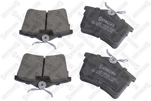 Brake Pad Set, disc brake (000 029B-SX)