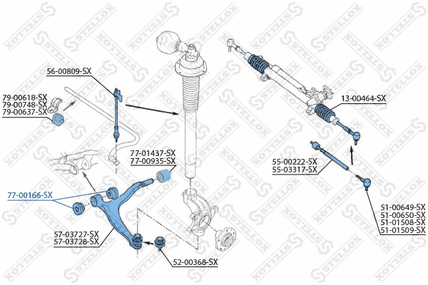 Mounting, control/trailing arm