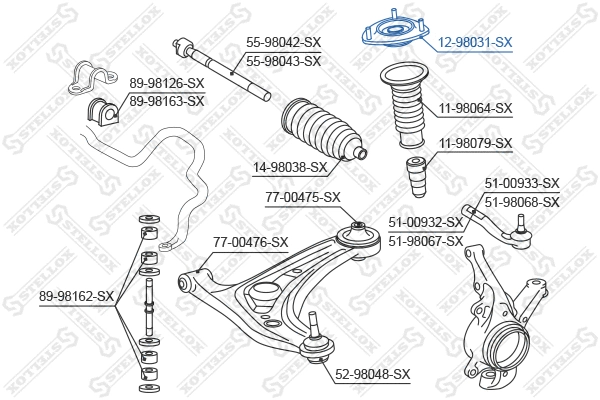 Suspension Strut Support Mount