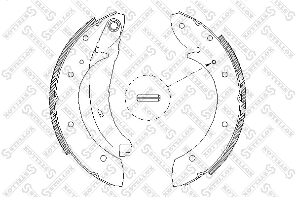 Brake Shoe Set (407 102-SX)