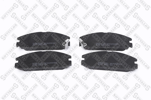 Brake Pad Set, disc brake (239 002-SX)