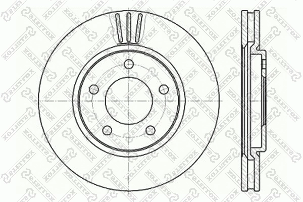 Brake Disc (6020-9313V-SX)