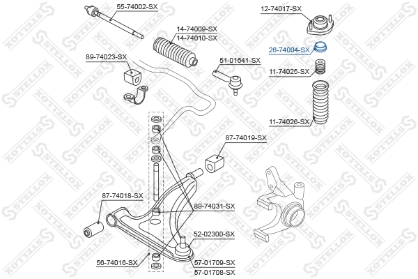 Rolling Bearing, suspension strut support mount
