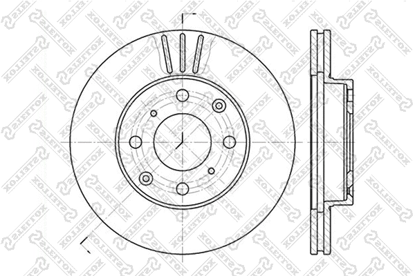 Brake Disc (6020-2615V-SX)