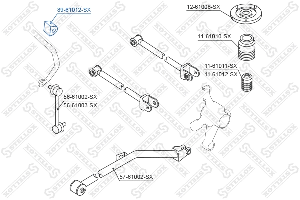 Mounting, stabiliser bar