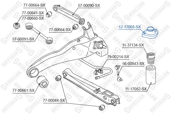 Suspension Strut Support Mount