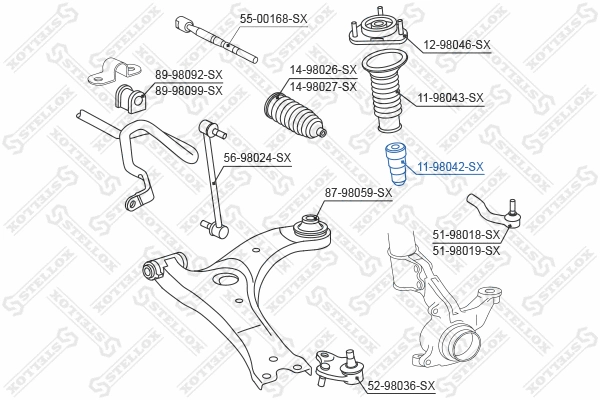 Rubber Buffer, suspension