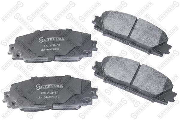 Brake Pad Set, disc brake (000 273B-SX)