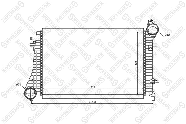 Charge Air Cooler (10-40183-SX)