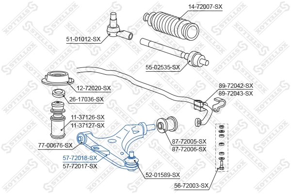 Control/Trailing Arm, wheel suspension