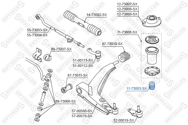 Rubber Buffer, suspension