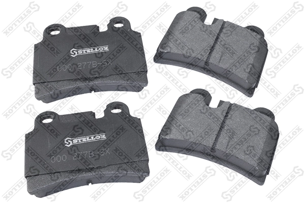 Brake Pad Set, disc brake (000 277B-SX)