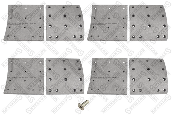 Brake Lining Kit, drum brake (85-01100-SX)