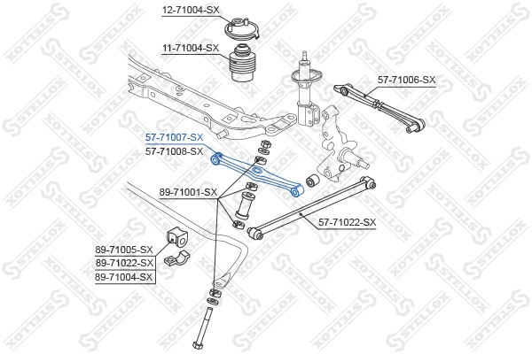 Rod/Strut, wheel suspension