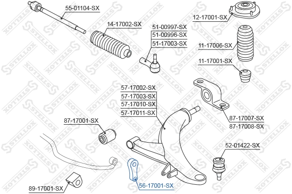 Link/Coupling Rod, stabiliser bar